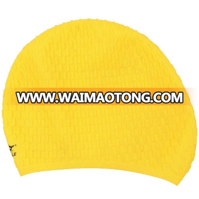 College fashionable silicone novelty swimming cap(CAP-1211)