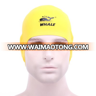 (CAP-1700/3D ear guard Cap)  100% silicone swim cap,cheap waterproof swimming