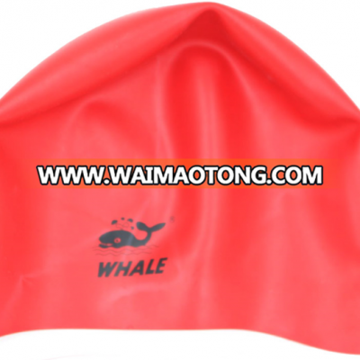 100% silicone swim cap,cheap waterproof swimming(CAP-1800/3D ear guard Cap)