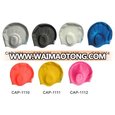 proofing-water silicone swimming caps