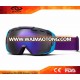 High quality ski goggles colorful printing soft and safety TPU frame custom snow goggles