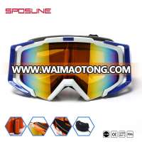 Fashion Brand Womens Mens Ski Goggles with Double Lens